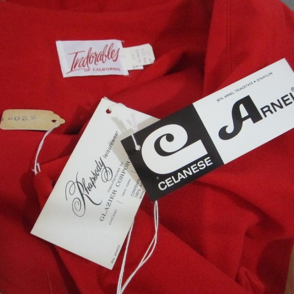 Vtg 60s Indorables of California Robe Size L16 NEW - Picture 4 of 8